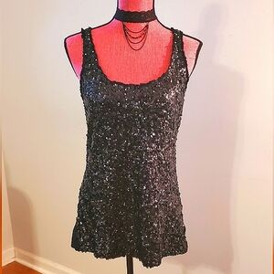 Express Sequins Tank - Size‎ Small